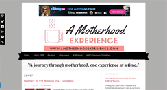 Desktop Screenshot of amotherhoodexperience.com